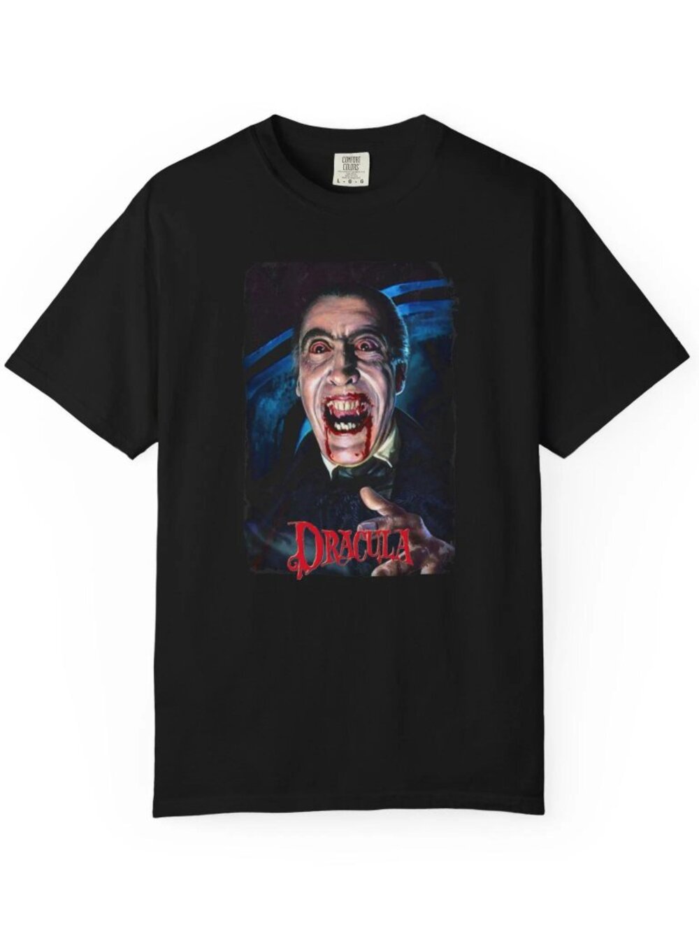 Dracula Vampire Portrait T-shirt | Classic Horror Tee